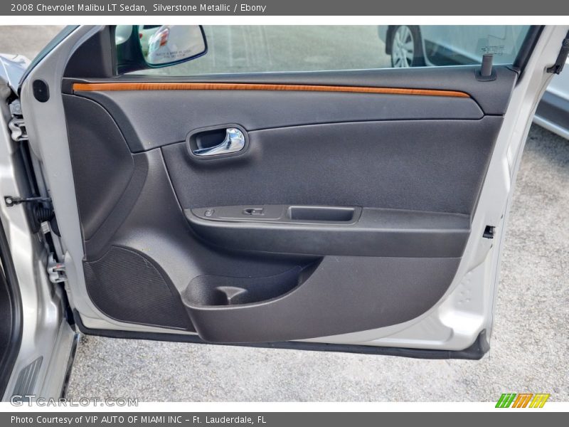 Silverstone Metallic / Ebony 2008 Chevrolet Malibu LT Sedan