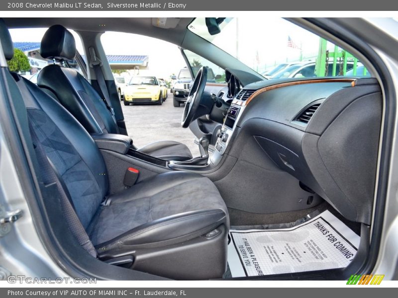 Silverstone Metallic / Ebony 2008 Chevrolet Malibu LT Sedan
