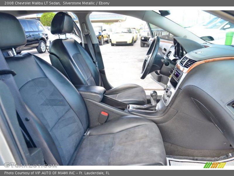 Silverstone Metallic / Ebony 2008 Chevrolet Malibu LT Sedan