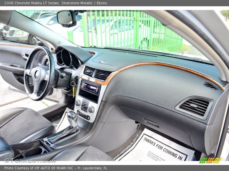 Silverstone Metallic / Ebony 2008 Chevrolet Malibu LT Sedan