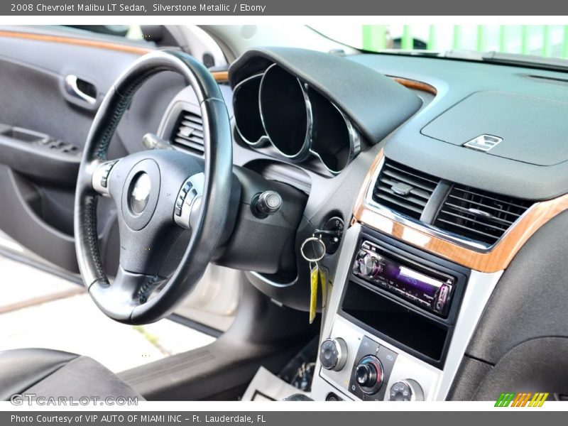 Silverstone Metallic / Ebony 2008 Chevrolet Malibu LT Sedan
