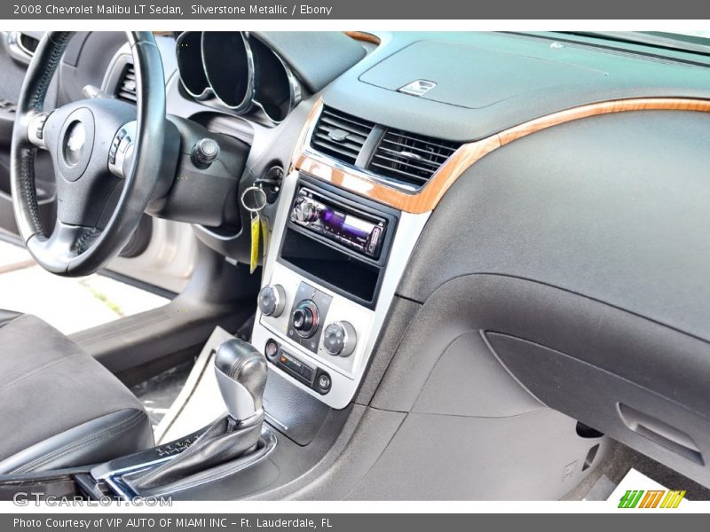 Silverstone Metallic / Ebony 2008 Chevrolet Malibu LT Sedan