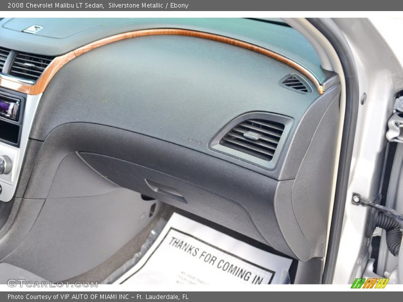 Silverstone Metallic / Ebony 2008 Chevrolet Malibu LT Sedan
