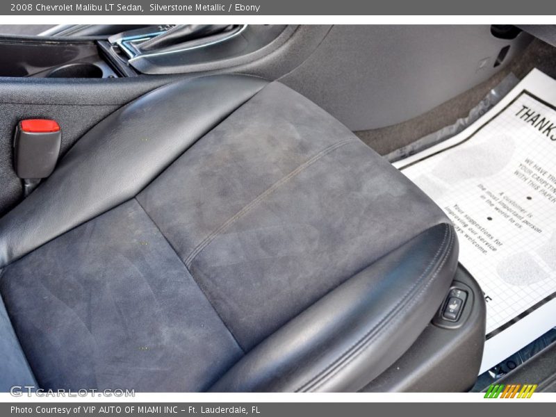 Silverstone Metallic / Ebony 2008 Chevrolet Malibu LT Sedan
