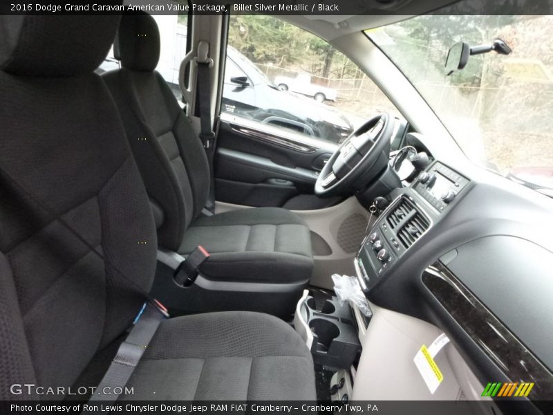 Billet Silver Metallic / Black 2016 Dodge Grand Caravan American Value Package