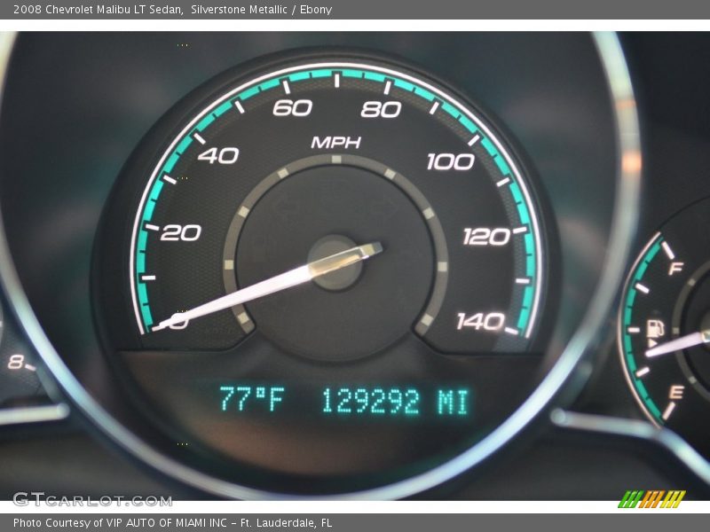 Silverstone Metallic / Ebony 2008 Chevrolet Malibu LT Sedan