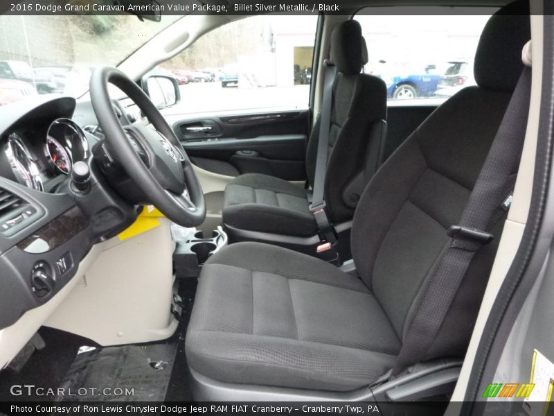 Billet Silver Metallic / Black 2016 Dodge Grand Caravan American Value Package