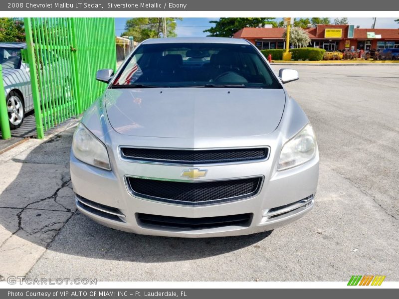 Silverstone Metallic / Ebony 2008 Chevrolet Malibu LT Sedan
