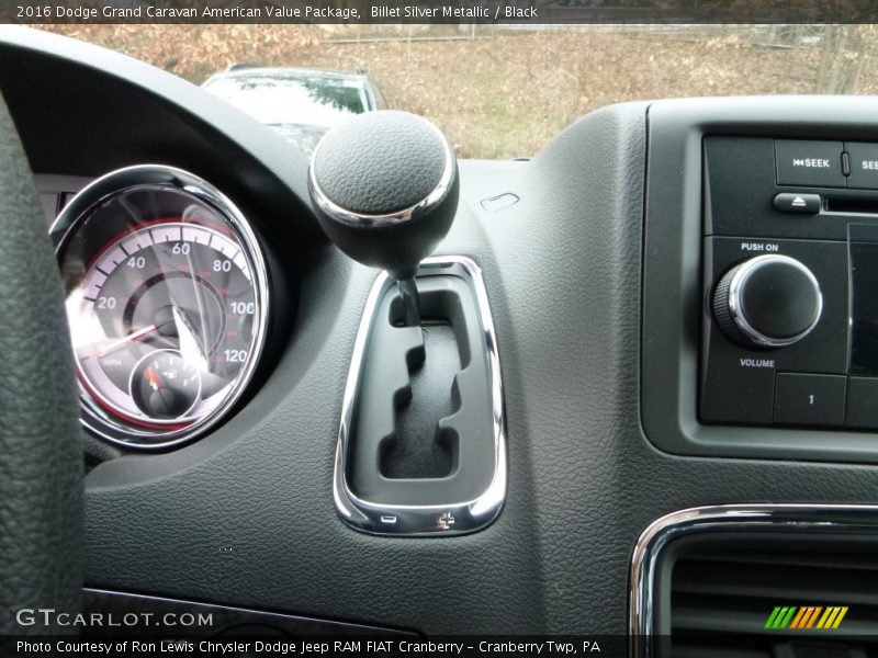 Billet Silver Metallic / Black 2016 Dodge Grand Caravan American Value Package