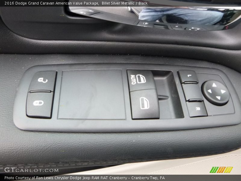 Billet Silver Metallic / Black 2016 Dodge Grand Caravan American Value Package