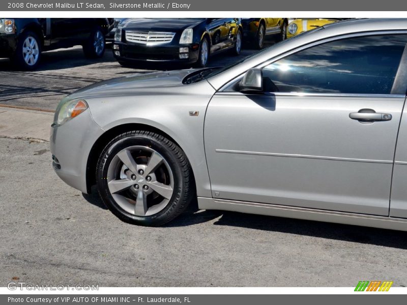 Silverstone Metallic / Ebony 2008 Chevrolet Malibu LT Sedan