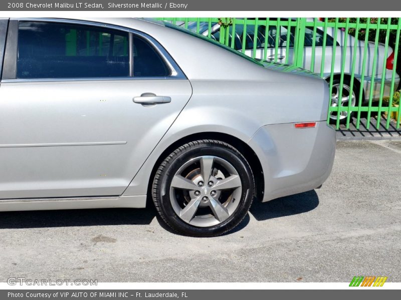 Silverstone Metallic / Ebony 2008 Chevrolet Malibu LT Sedan