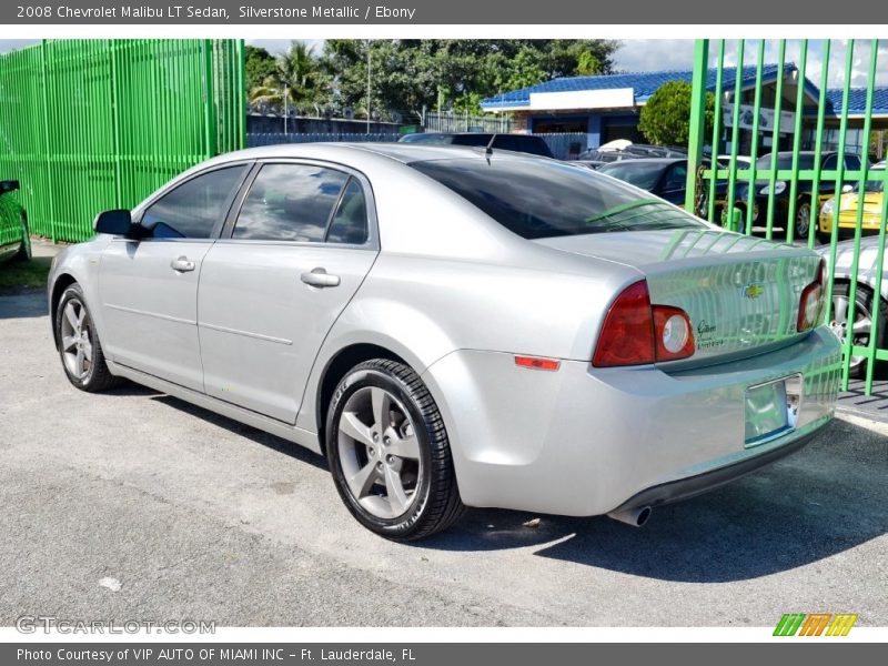 Silverstone Metallic / Ebony 2008 Chevrolet Malibu LT Sedan