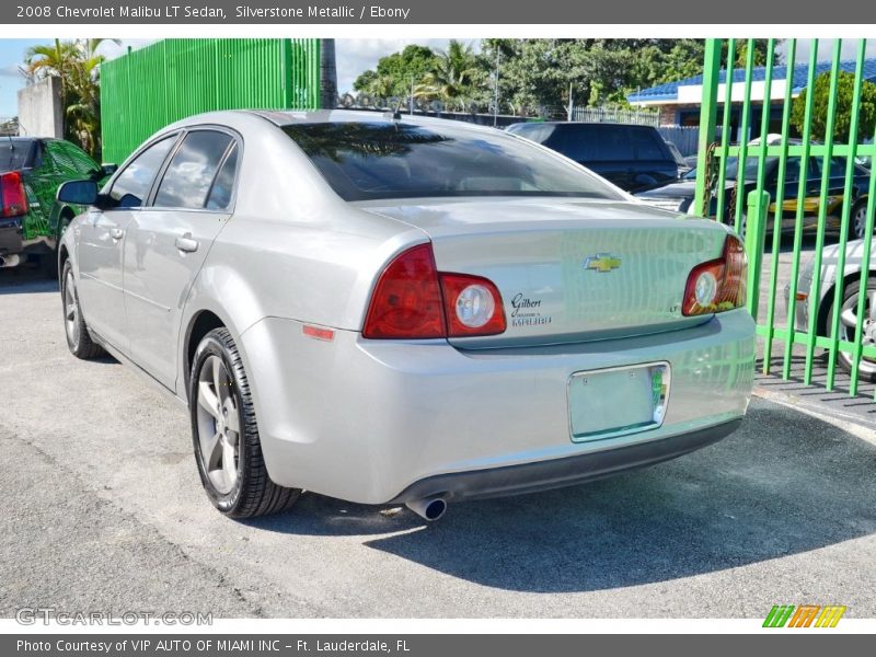 Silverstone Metallic / Ebony 2008 Chevrolet Malibu LT Sedan