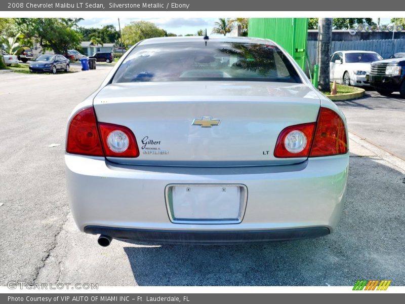 Silverstone Metallic / Ebony 2008 Chevrolet Malibu LT Sedan