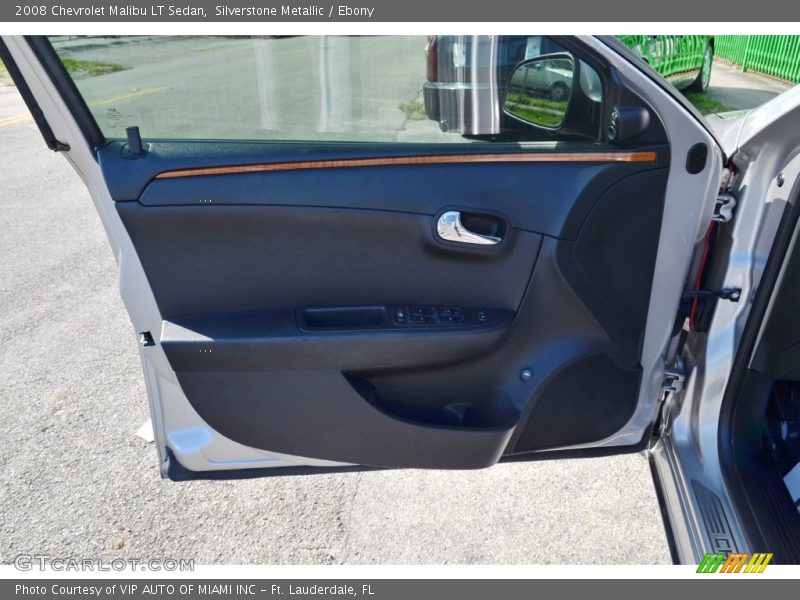 Silverstone Metallic / Ebony 2008 Chevrolet Malibu LT Sedan