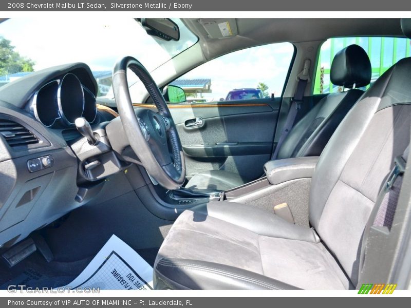 Silverstone Metallic / Ebony 2008 Chevrolet Malibu LT Sedan