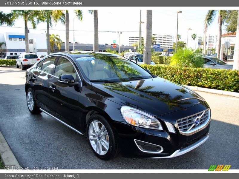 Black Stone / Soft Beige 2013 Volvo S60 T5