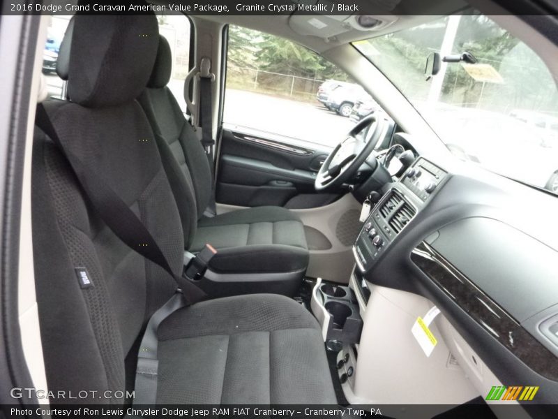Granite Crystal Metallic / Black 2016 Dodge Grand Caravan American Value Package