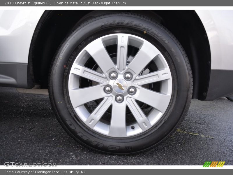 Silver Ice Metallic / Jet Black/Light Titanium 2010 Chevrolet Equinox LT