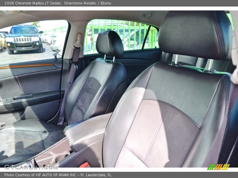 Silverstone Metallic / Ebony 2008 Chevrolet Malibu LT Sedan