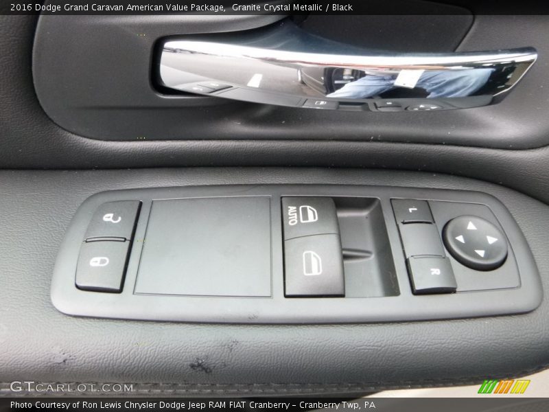 Granite Crystal Metallic / Black 2016 Dodge Grand Caravan American Value Package