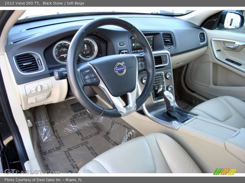 Black Stone / Soft Beige 2013 Volvo S60 T5