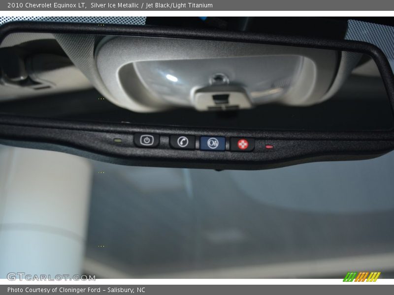 Silver Ice Metallic / Jet Black/Light Titanium 2010 Chevrolet Equinox LT