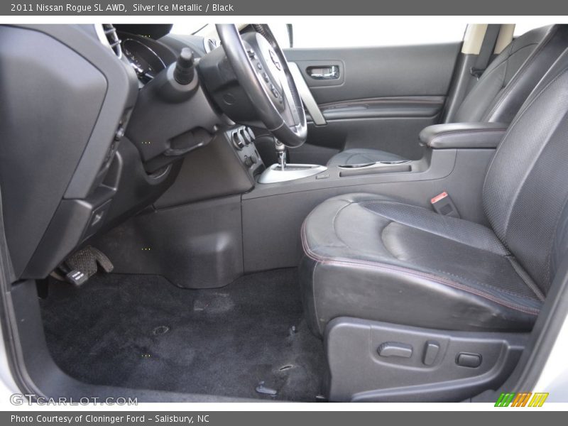 Silver Ice Metallic / Black 2011 Nissan Rogue SL AWD