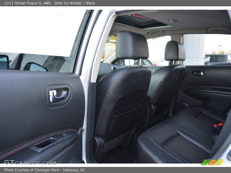 Silver Ice Metallic / Black 2011 Nissan Rogue SL AWD