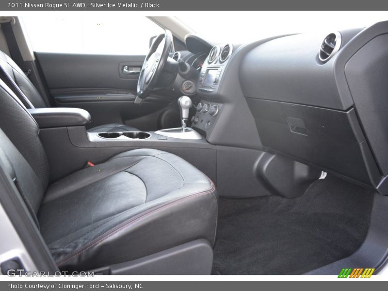 Silver Ice Metallic / Black 2011 Nissan Rogue SL AWD