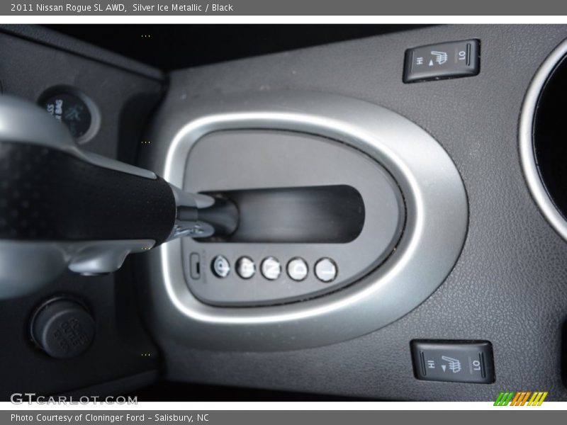 Silver Ice Metallic / Black 2011 Nissan Rogue SL AWD