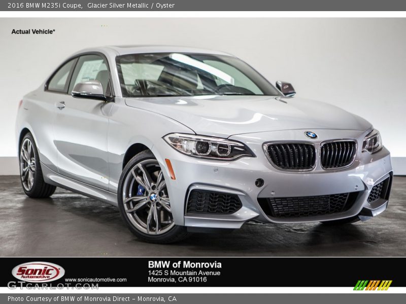 Glacier Silver Metallic / Oyster 2016 BMW M235i Coupe