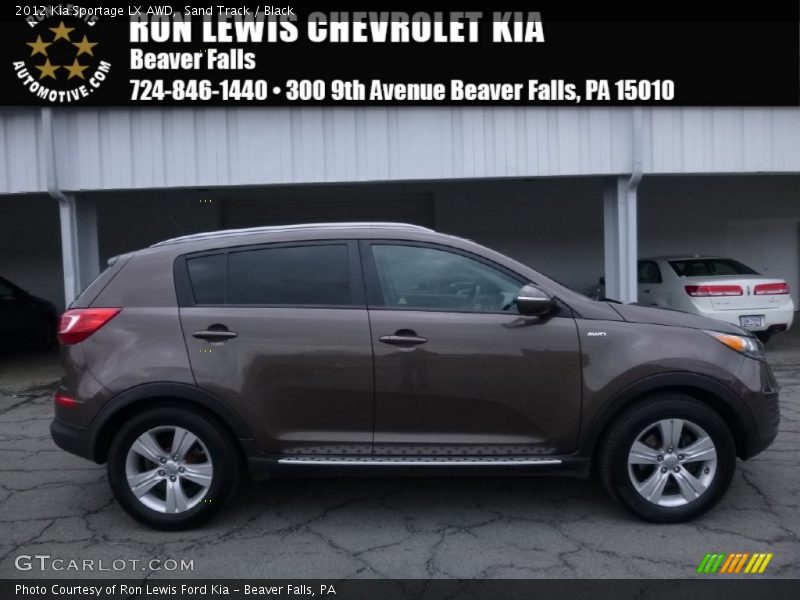 Sand Track / Black 2012 Kia Sportage LX AWD