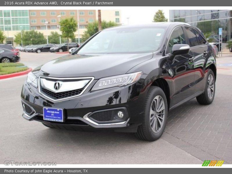 Crystal Black Pearl / Parchment 2016 Acura RDX Advance AWD