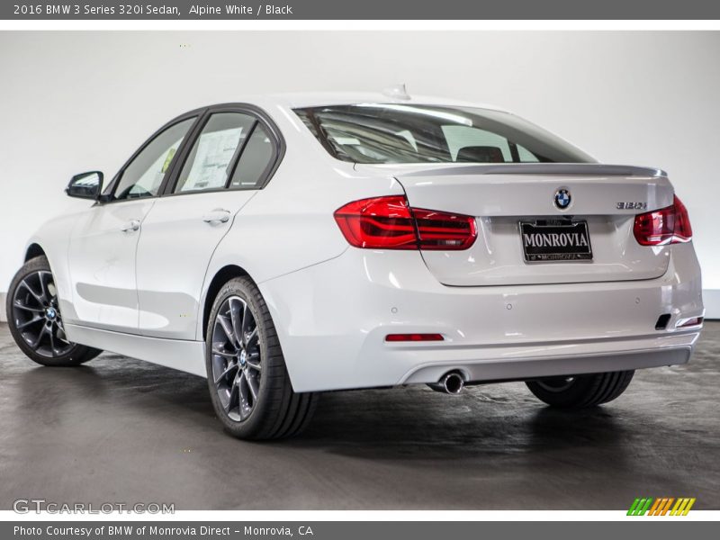 Alpine White / Black 2016 BMW 3 Series 320i Sedan
