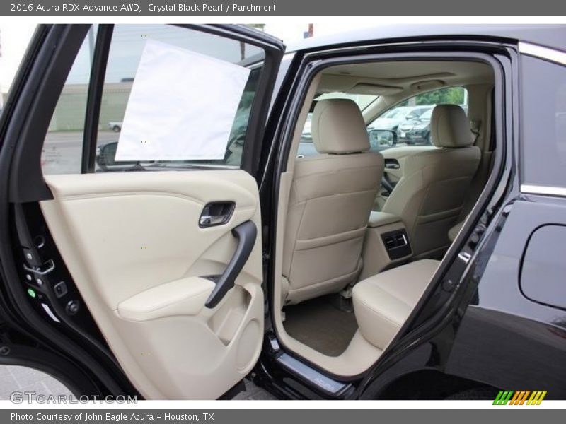 Crystal Black Pearl / Parchment 2016 Acura RDX Advance AWD