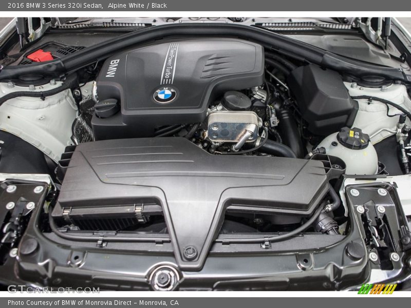 Alpine White / Black 2016 BMW 3 Series 320i Sedan