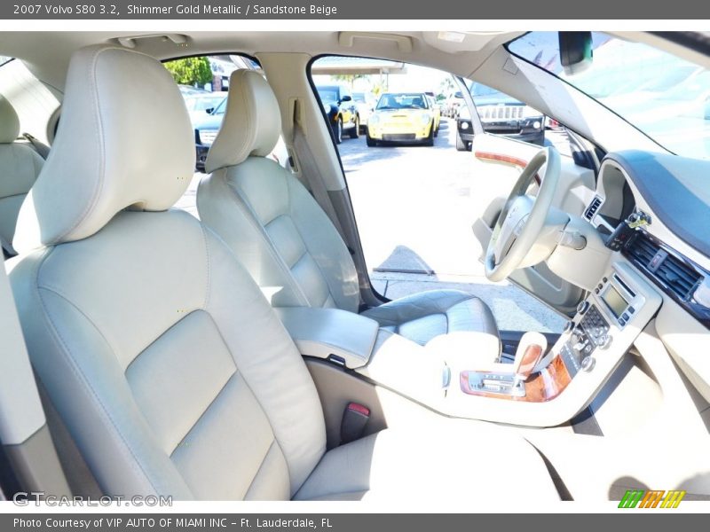 Shimmer Gold Metallic / Sandstone Beige 2007 Volvo S80 3.2