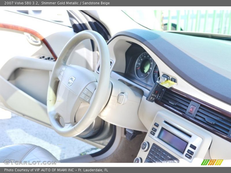Shimmer Gold Metallic / Sandstone Beige 2007 Volvo S80 3.2