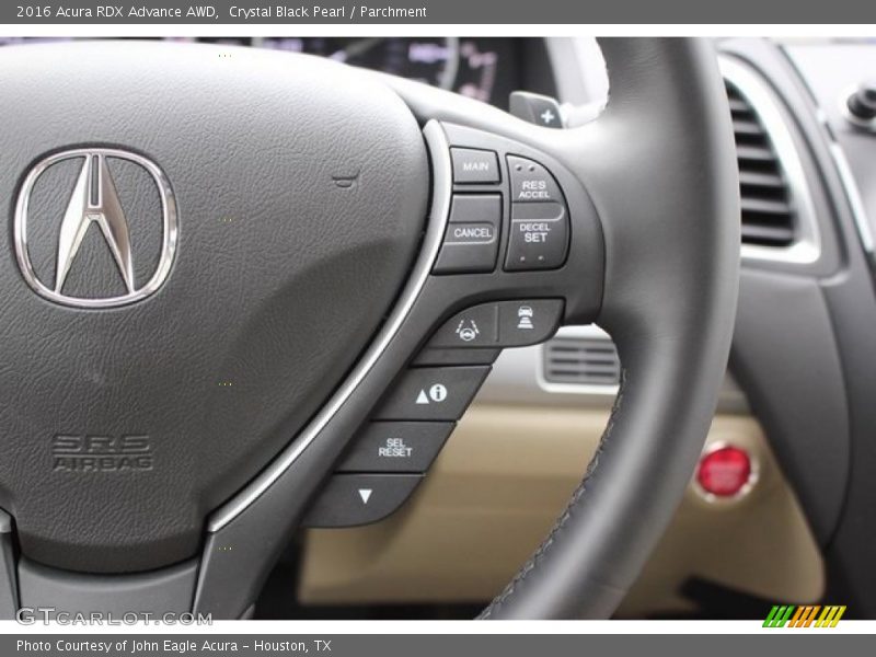 Crystal Black Pearl / Parchment 2016 Acura RDX Advance AWD