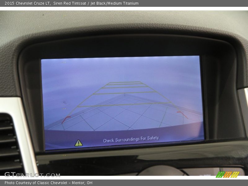 Siren Red Tintcoat / Jet Black/Medium Titanium 2015 Chevrolet Cruze LT