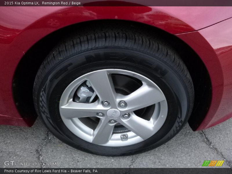 Remington Red / Beige 2015 Kia Optima LX