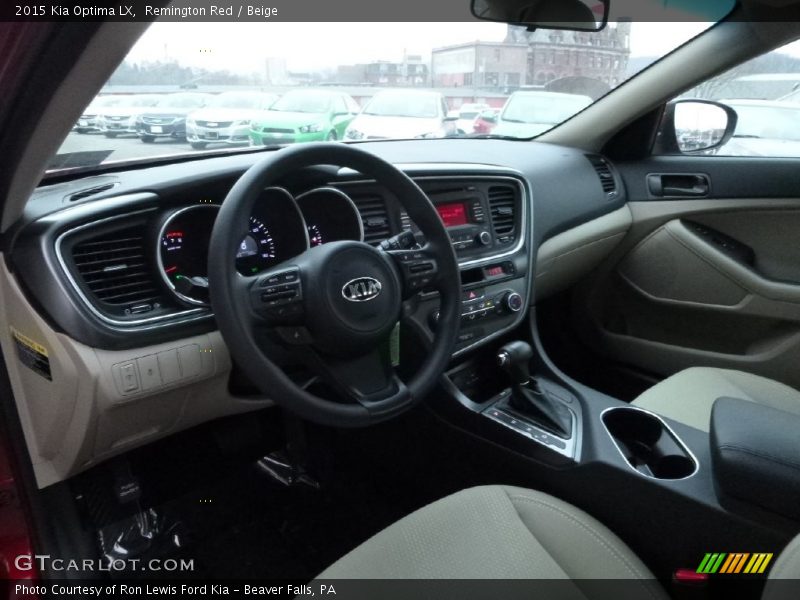 Remington Red / Beige 2015 Kia Optima LX