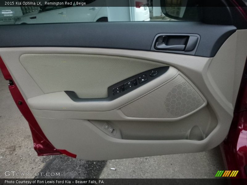 Remington Red / Beige 2015 Kia Optima LX