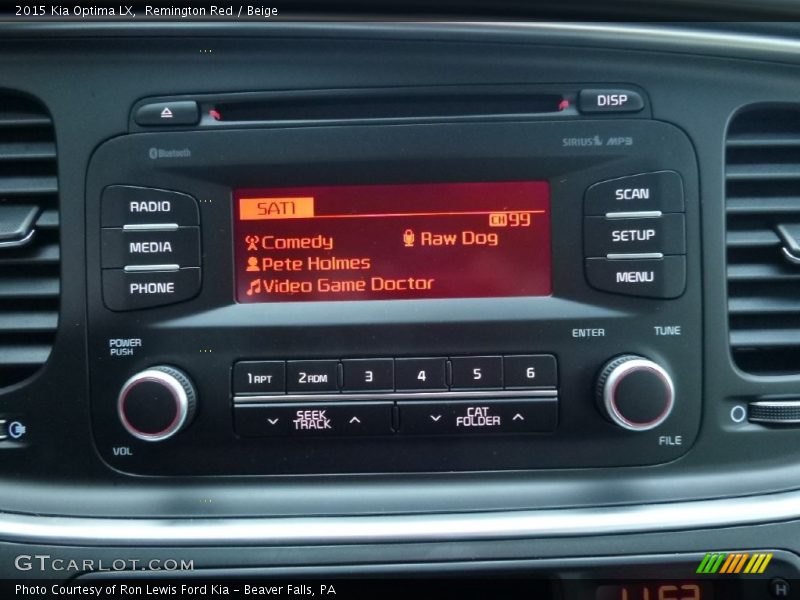 Remington Red / Beige 2015 Kia Optima LX