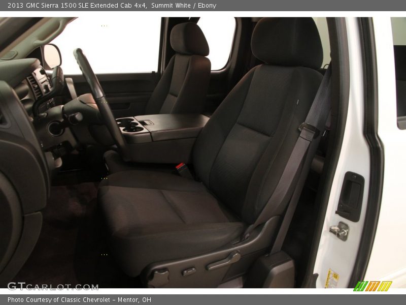 Summit White / Ebony 2013 GMC Sierra 1500 SLE Extended Cab 4x4