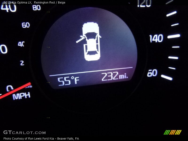 Remington Red / Beige 2015 Kia Optima LX