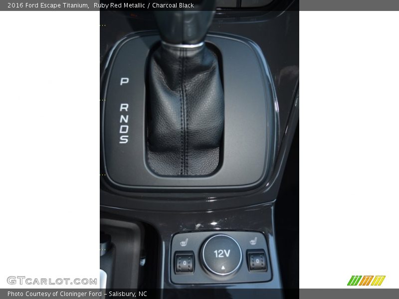 Ruby Red Metallic / Charcoal Black 2016 Ford Escape Titanium