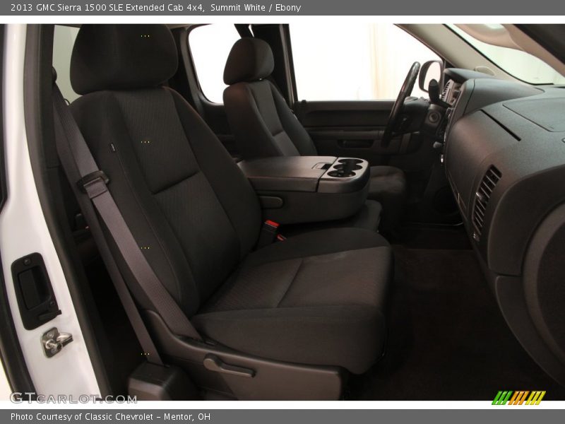 Summit White / Ebony 2013 GMC Sierra 1500 SLE Extended Cab 4x4